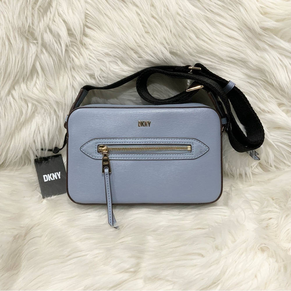DKNY Light Blue Chelsea Camera Crossbody Bag NWT